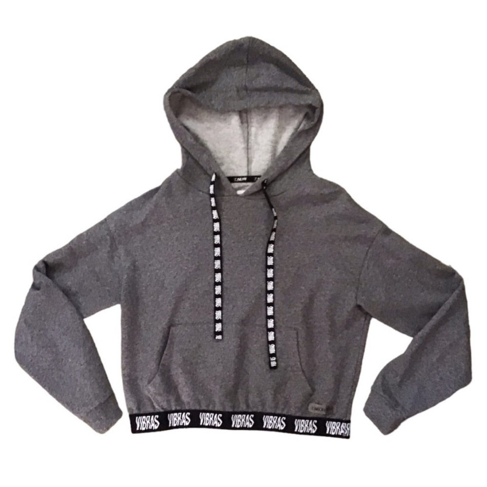 J Balvin x Gef Merch Logo Crop Hoodie Sweatshirt Vibras